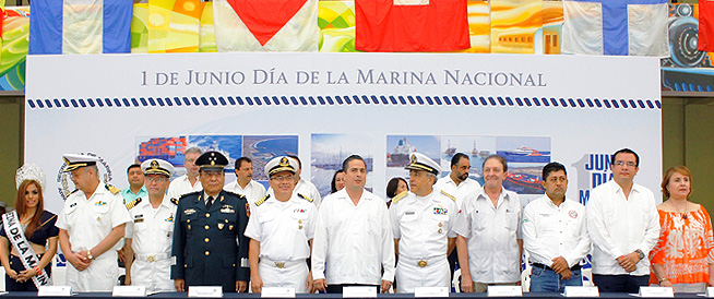 The Port of Coatzacoalcos commemorates the LXXIII  anniversary of the Navy day
