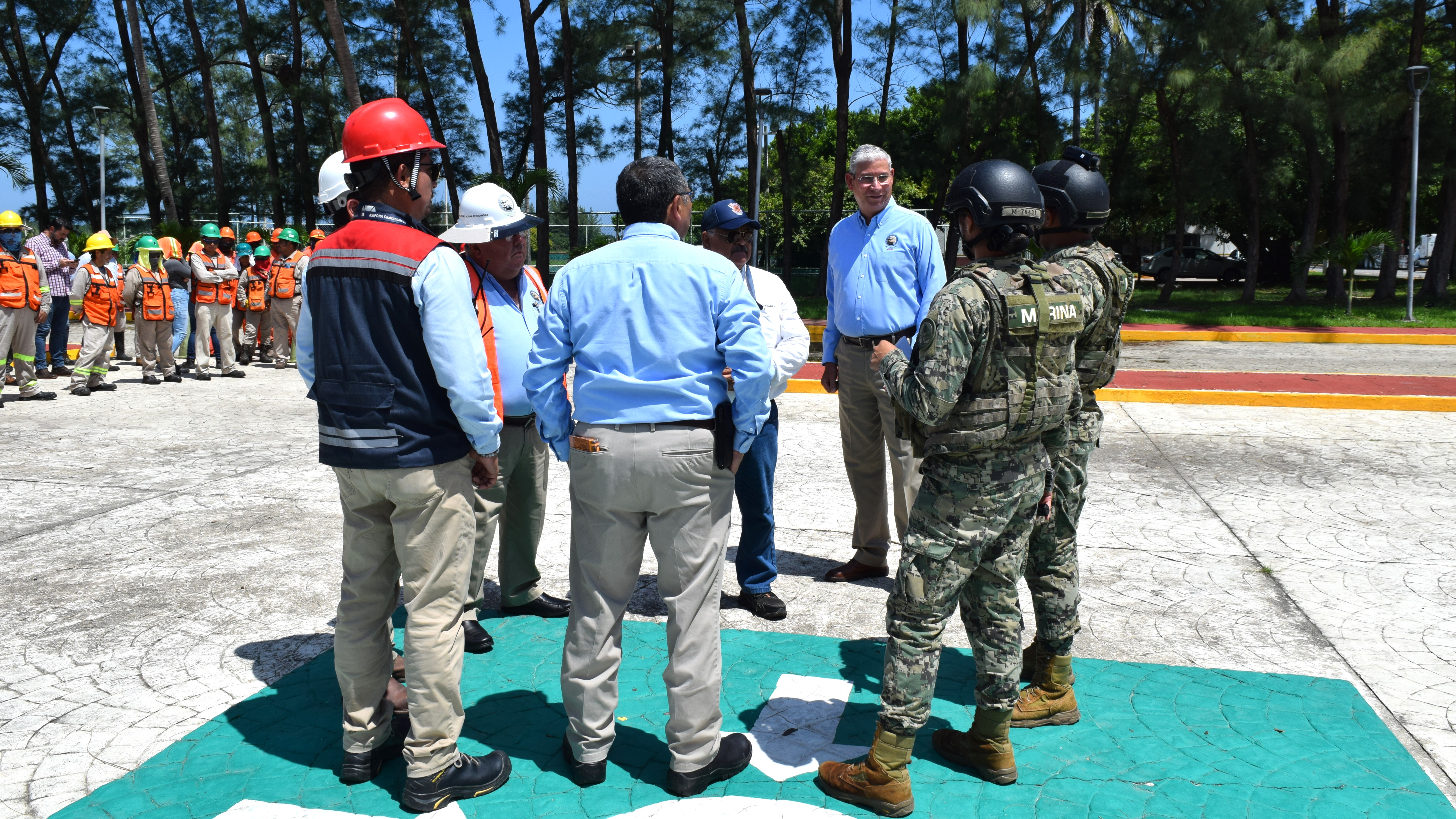 Puerto Coatzacoalcos participa en el Simulacro Nacional de Protección Civil 2024