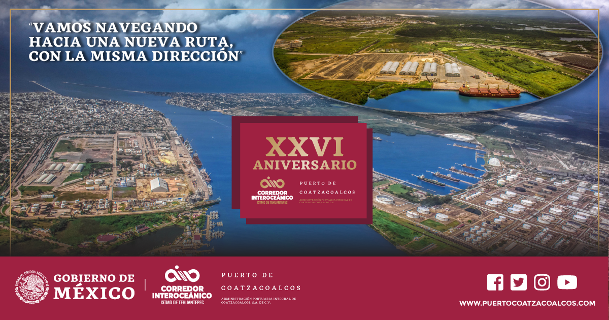 XXVI Anniversary of the Port of Coatzacoalcos.